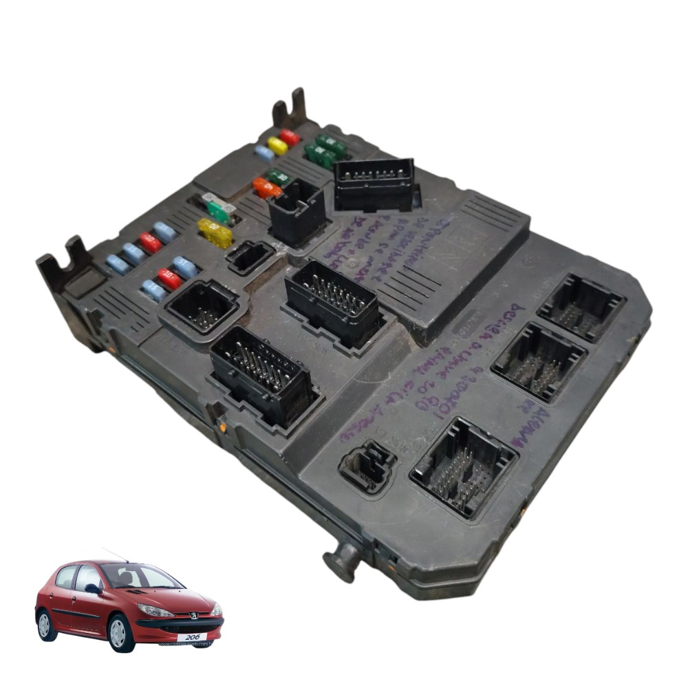 Módulo Bsi Peugeot 206 207 1.4 Flex 2007 2008 2009 2010 2011 1