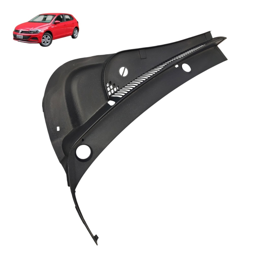 Grade churrasqueira lado esquerdo VW Polo 2018 2019 2020 21 1