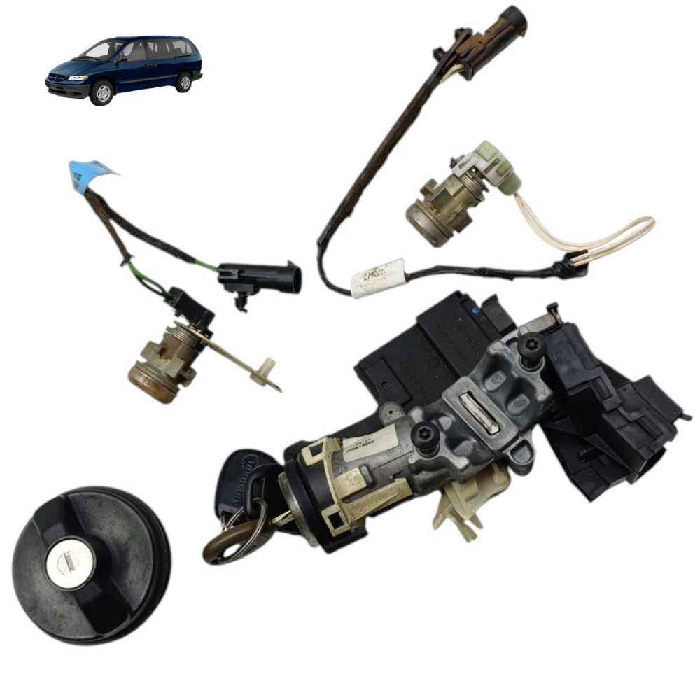 Kit chave cilindro miolo ignição gran caravan 3.8 v6 2000 1