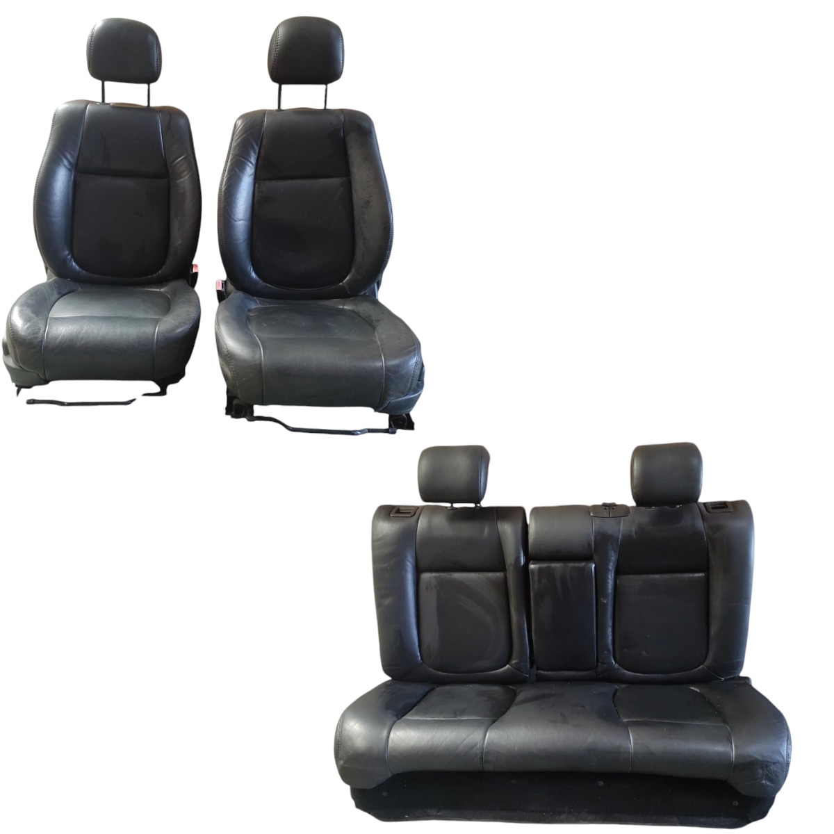 Jogo Banco Couro Citroen C4 Lounge 2015 2016 2017 2018 – Preto 2