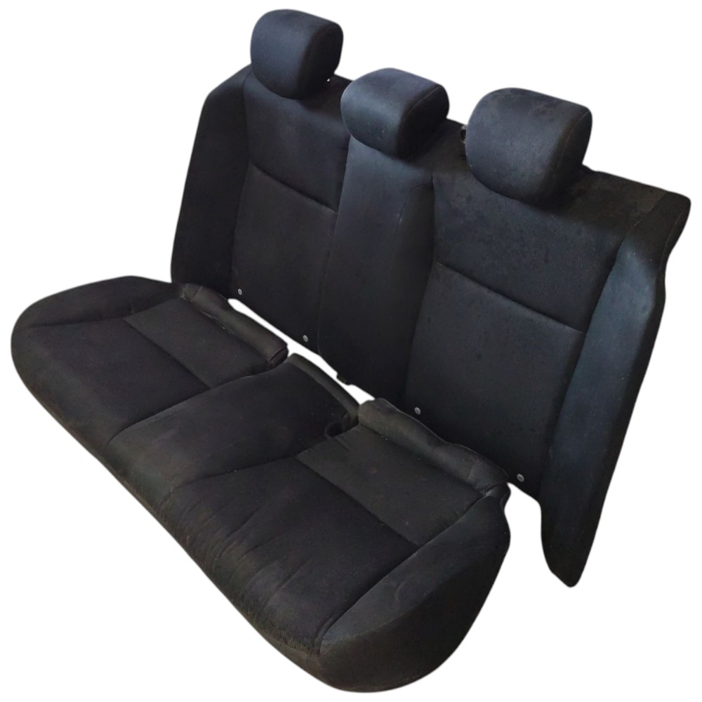 Banco Traseiro Encosto Assento Tecido Honda City 2015 2016 Preto 2