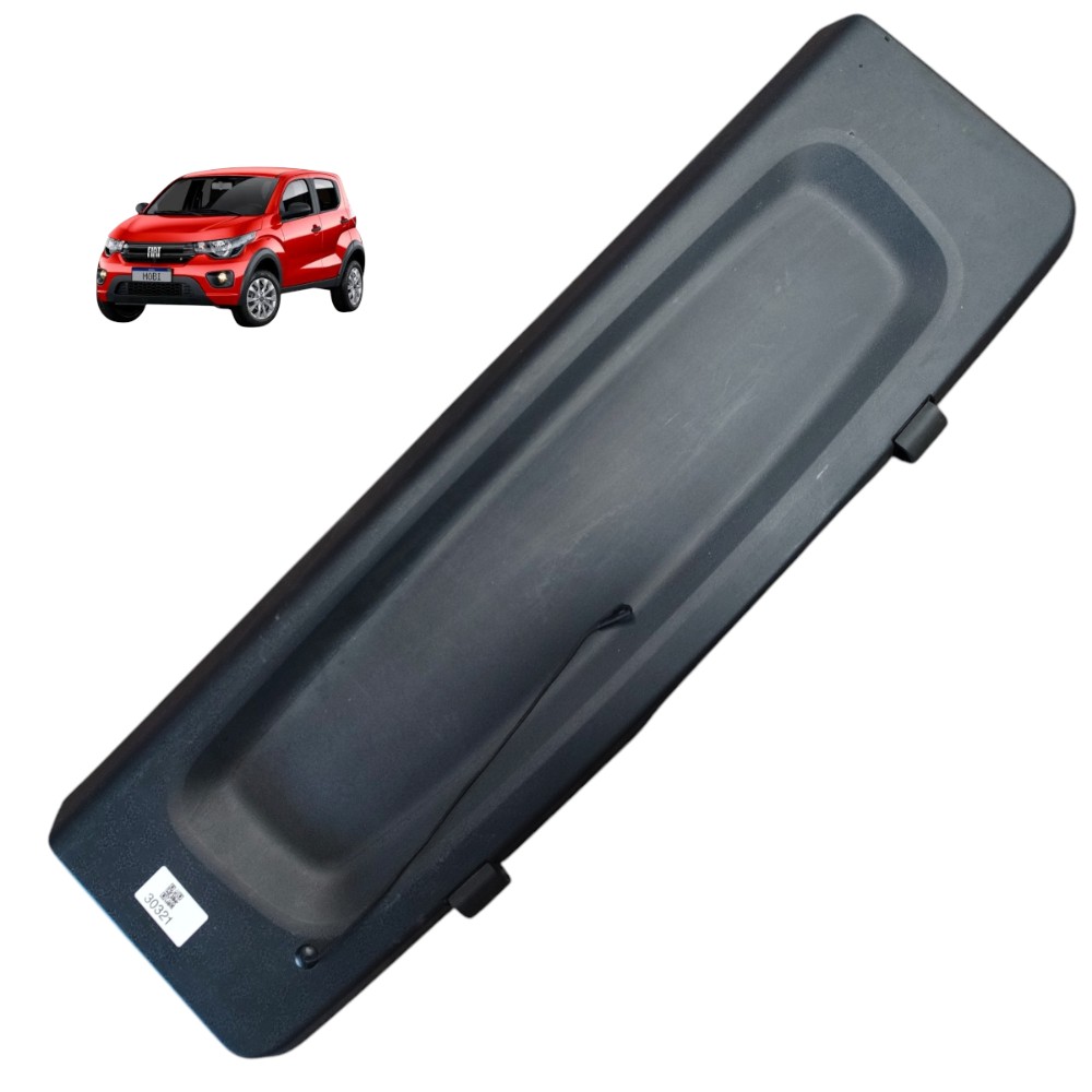 Tampão Traseiro Fiat Mobi 2017 2018 2019 2020 2021 2022 2023 Preto 1