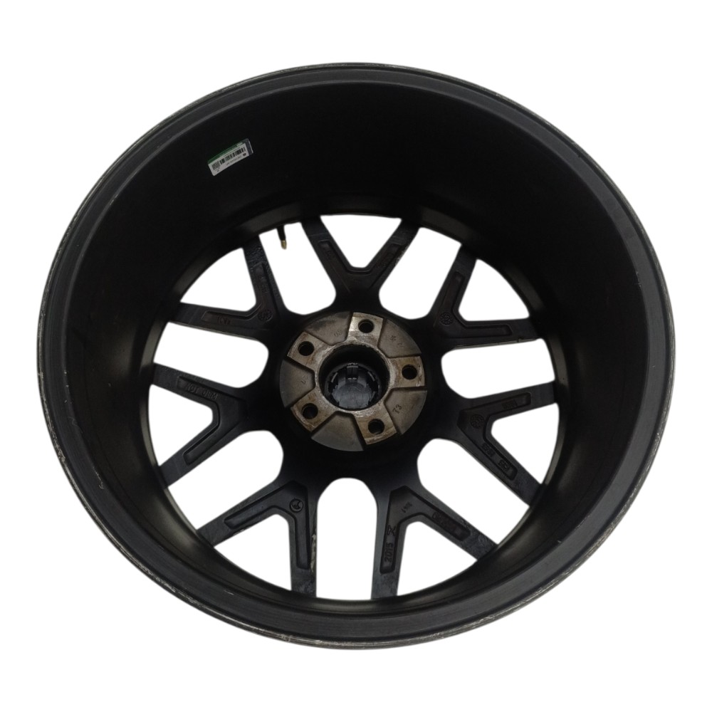 Roda Aro 19 5×112 Mercedes c230 2004 Reformar Preto 4