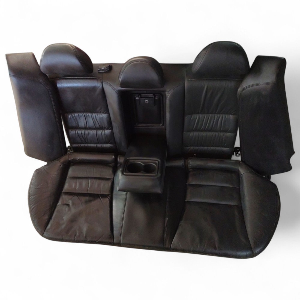 Par Banco Couro Traseiro Honda Accord 2009 2010 2011 2012 Preto 2