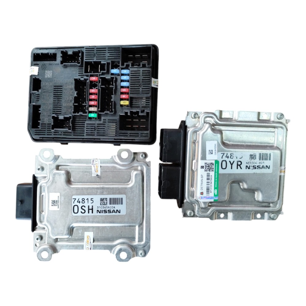 Kit Code Módulo Injeção Nissan Kicks 1.6 Sv Cvt 2020 Start 3