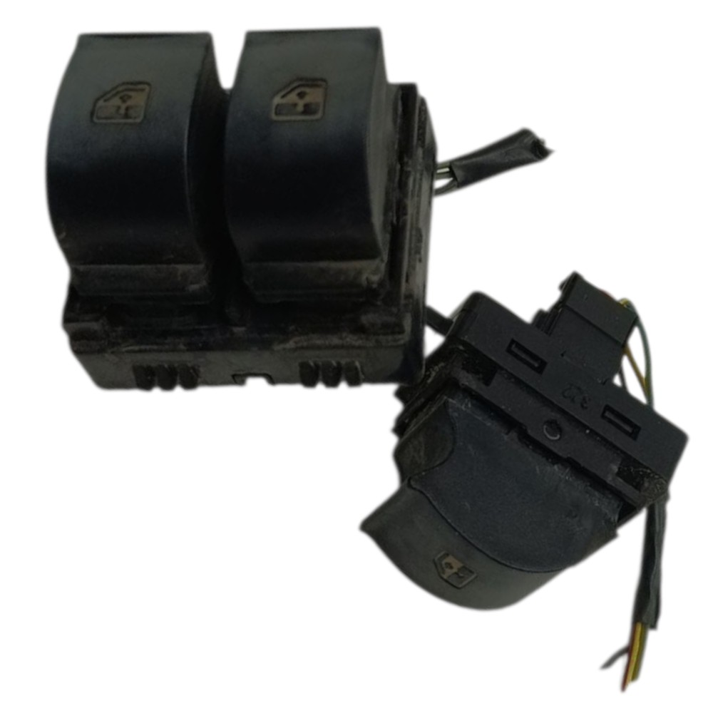 Kit botão vidro elétrico dianteiro Fiat Idea 2012 2013 2014 2