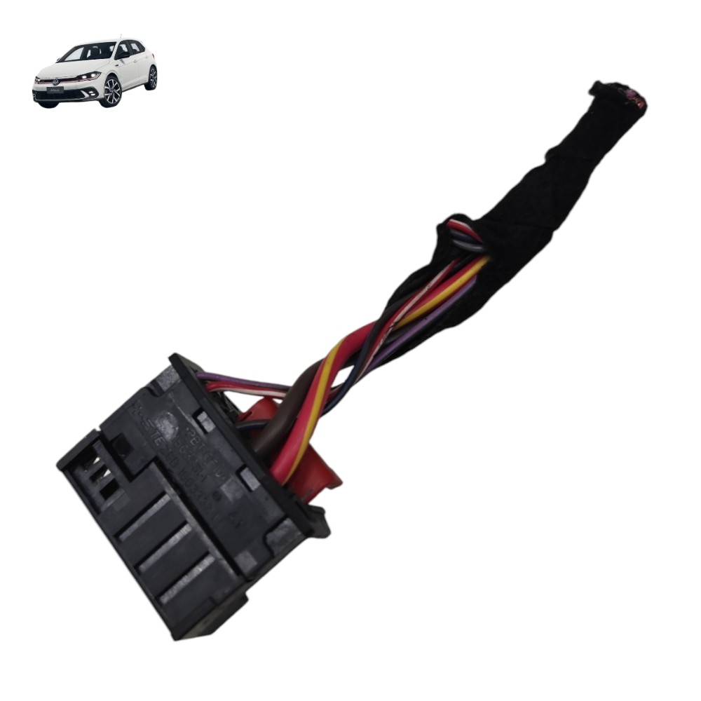 Plug Conector Máquina Vidro Traseira Vw Polo 2026 2025 2024