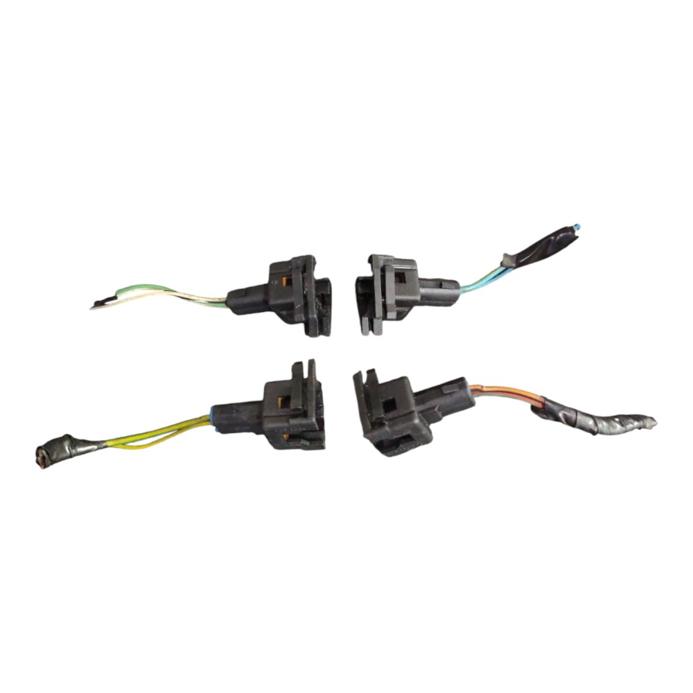 Jogo Plug Conector Bico Injetor Fiat Palio 1.0 Fiasa 1997 98 3