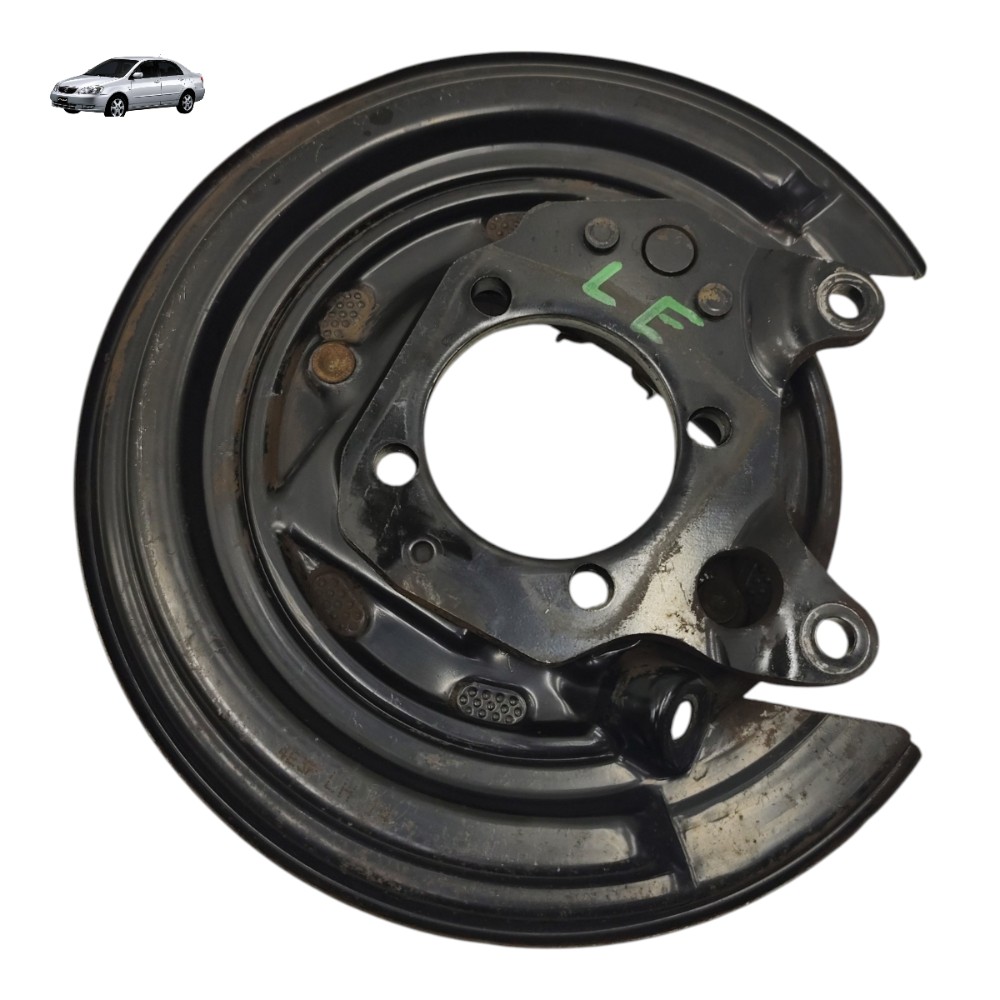 Sapata flange traseira esquerda Toyota corolla 2003 2004 05 1