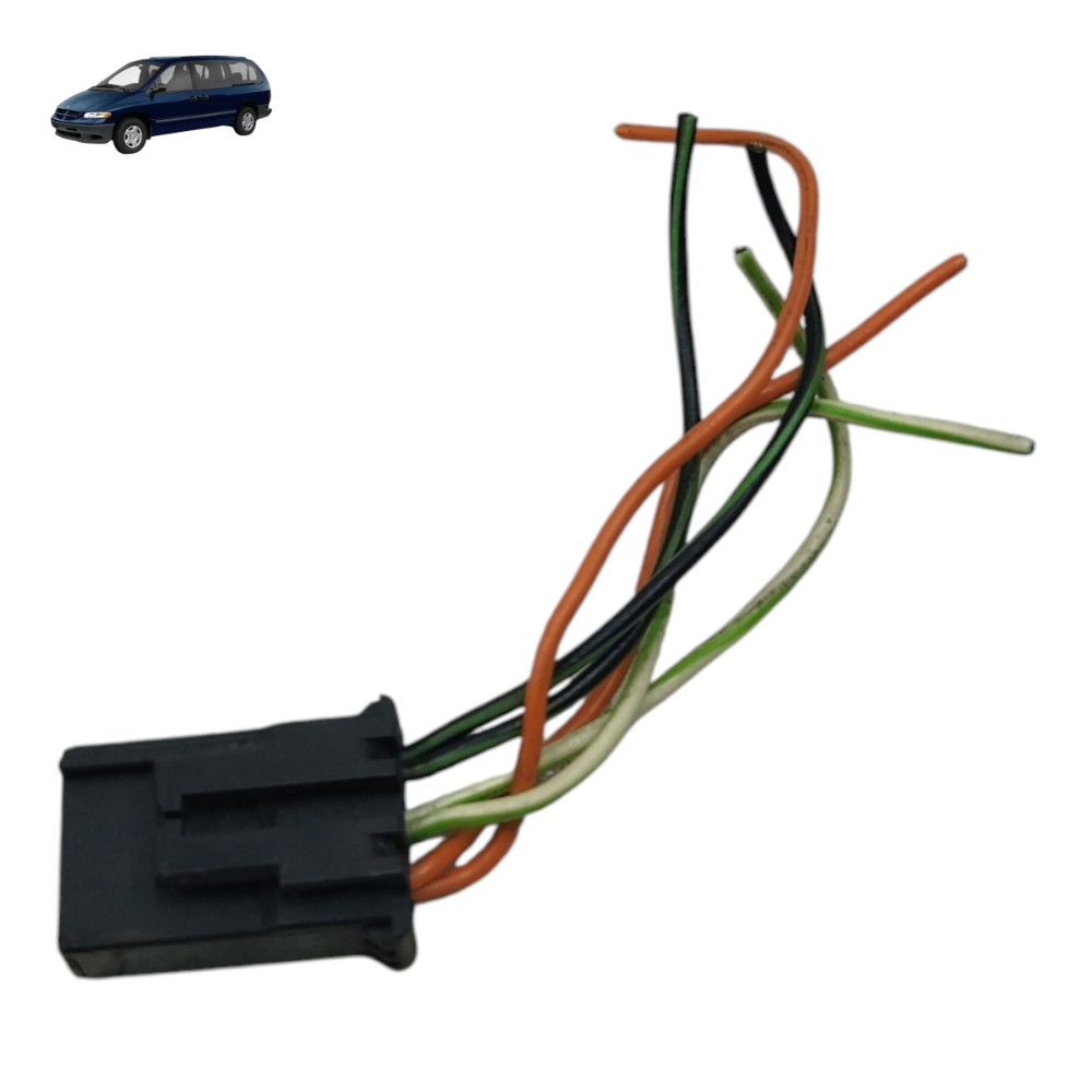 Plug Conector Trava Porta Direita Chrysler Caravan 2000 1