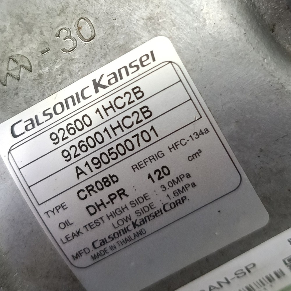 Compressor Ar Condicionado Nissan Versa March 1.6 16v 2019 3