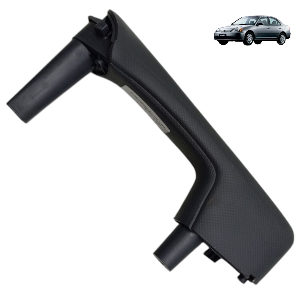 Puxador Interno Porta Traseira Esquerda Honda Civic G7 2002 Cinza Traseira 1