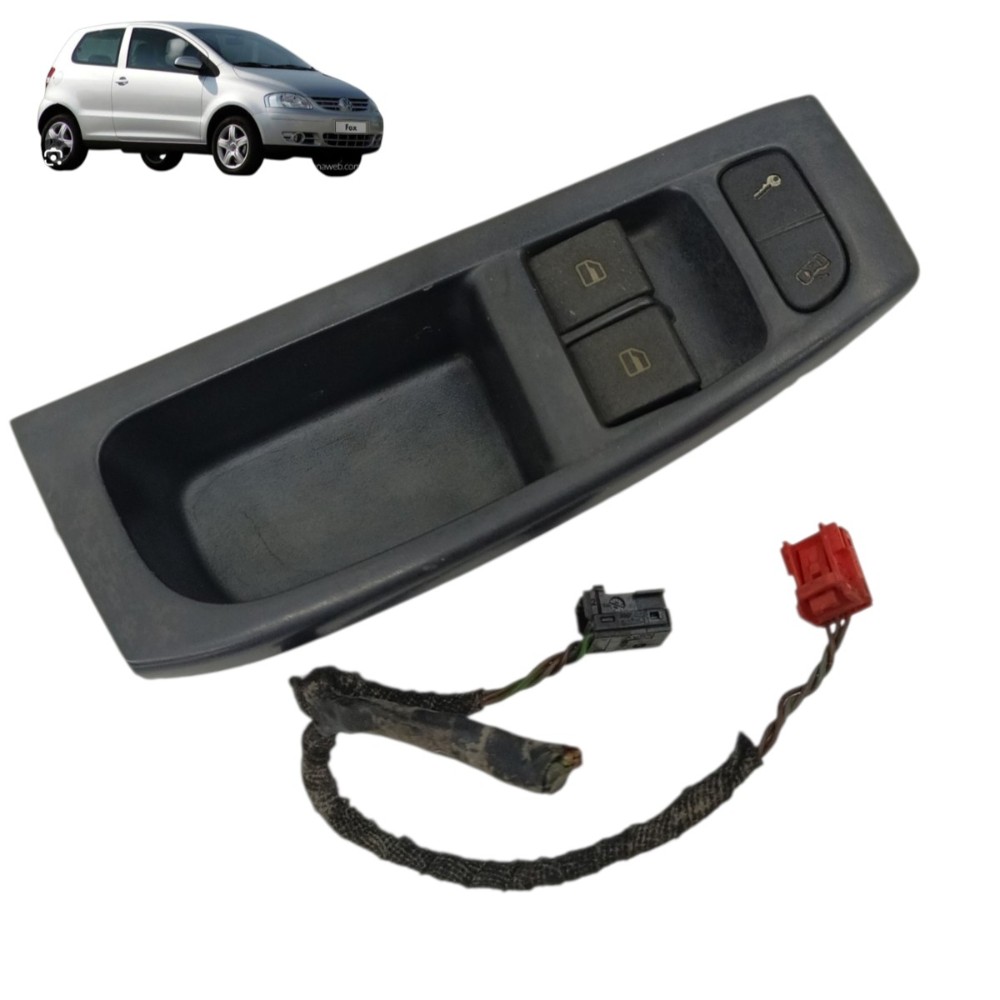 Comando vidro lado esquerdo vw fox 2P 2003 até 2008