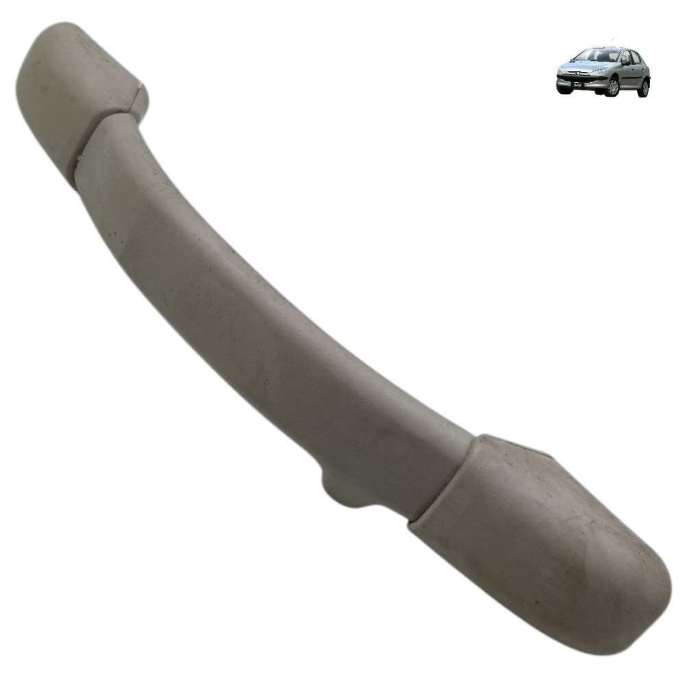 Alça Teto Pqp Segura A Mão Peugeot 206 207 2008 2009 2010 11 Cinza 1
