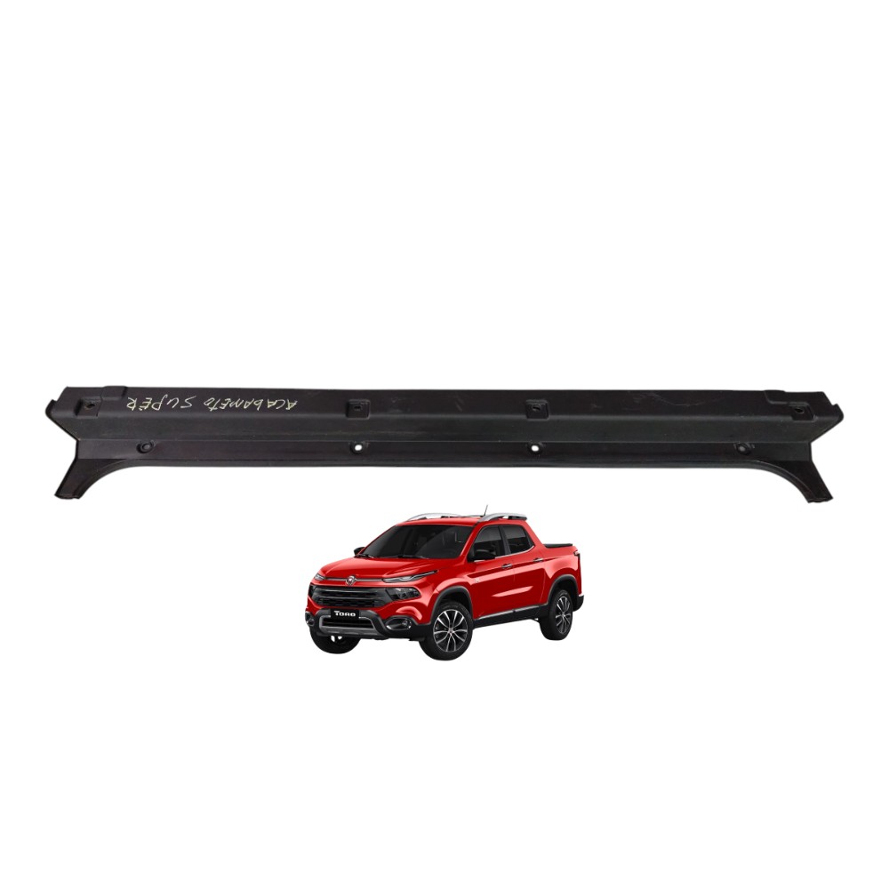 Moldura Acabamento Vigia Traseiro Fiat Toro 2018 2019 2020 1