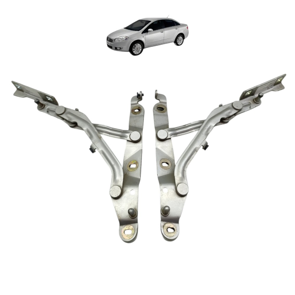 Par Dobradiça Tampa Traseira Fiat Linea 2009 2010 2011 2012 1