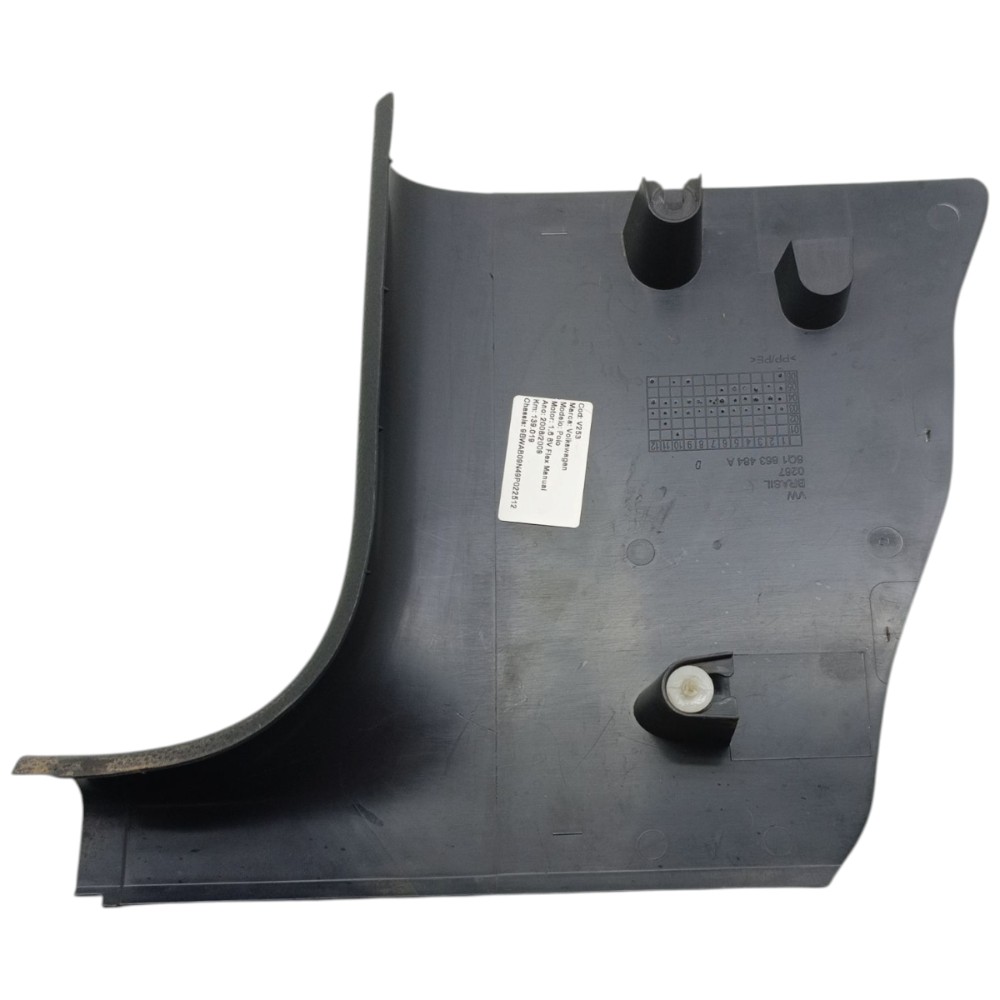 Soleira Porta Dianteira Direita Vw Polo 2007 2008 2009 2010 Preto 3