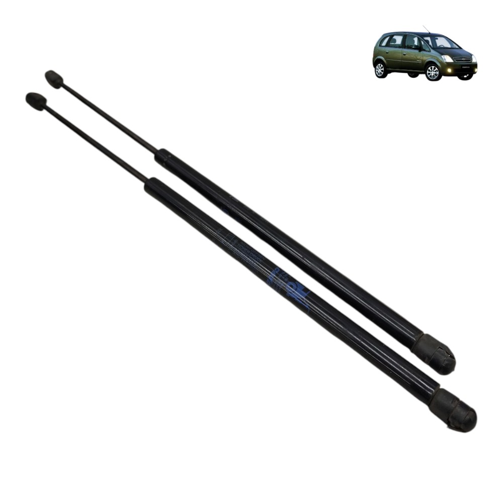 Par amortecedor tampa traseira GM Meriva 2009 2010 2011 2012 1