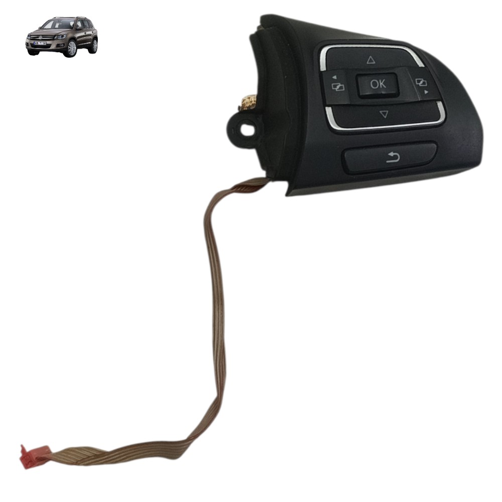 Botão Comando Direito Volante Motorista Vw Tiguan 2011 2012