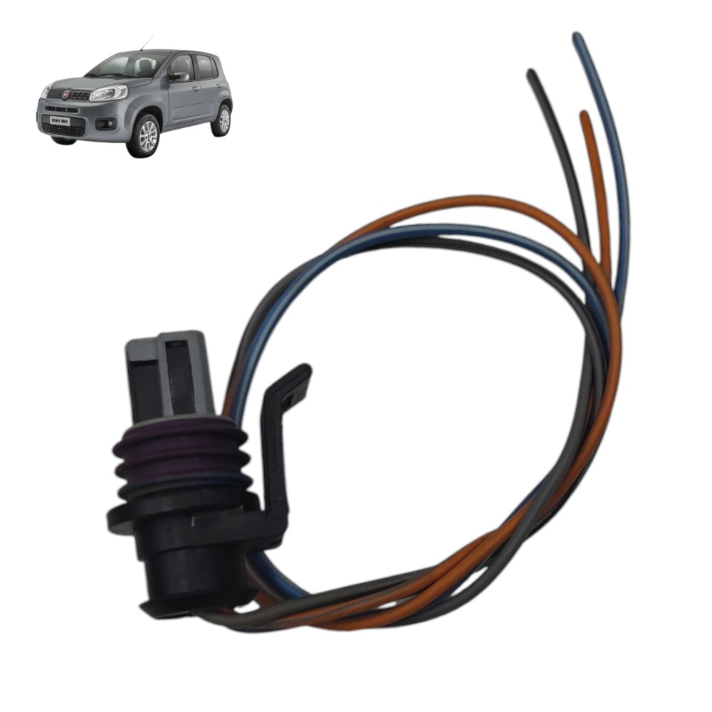 Plug conector sensor pressostato Fiat Uno Vivace 1.0 2013 14 1