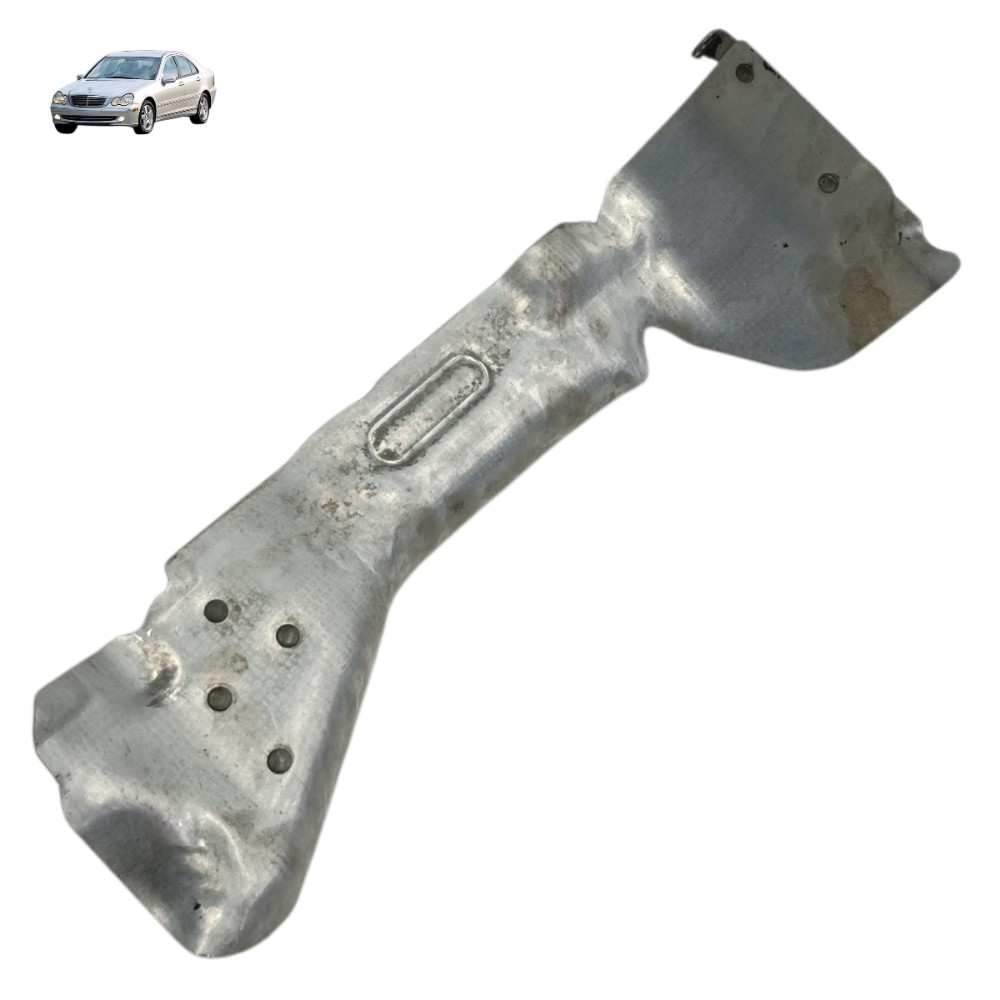 Protetor Térmico Escapamento Mercedes C230k 2003 2004 2005 Prata 1