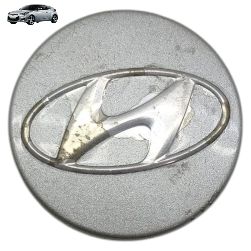 Calotinha Tampa Central  Hyundai I30 2008  2009 2010 2011 12 Prata 1