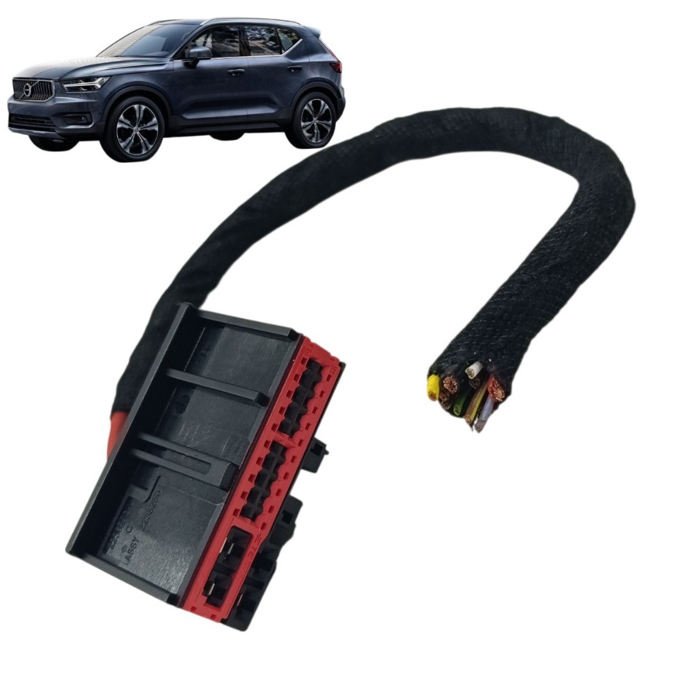 Plug Conector Motor Vidro Traseira Esquerdo Volvo Xc40 2022