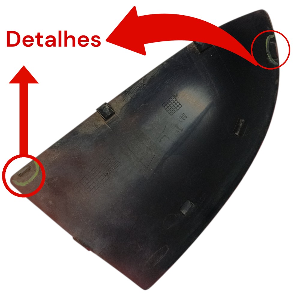 Capa retrovisor esquerdo ford ka 2008 2009 2010 com detalhe 3