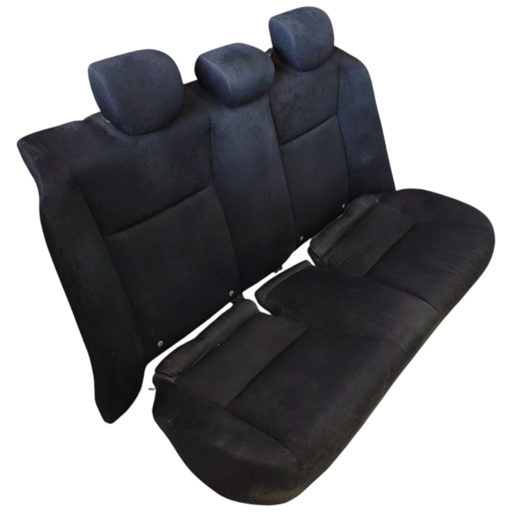 Banco Traseiro Encosto Assento Tecido Honda City 2015 2016 Preto 3