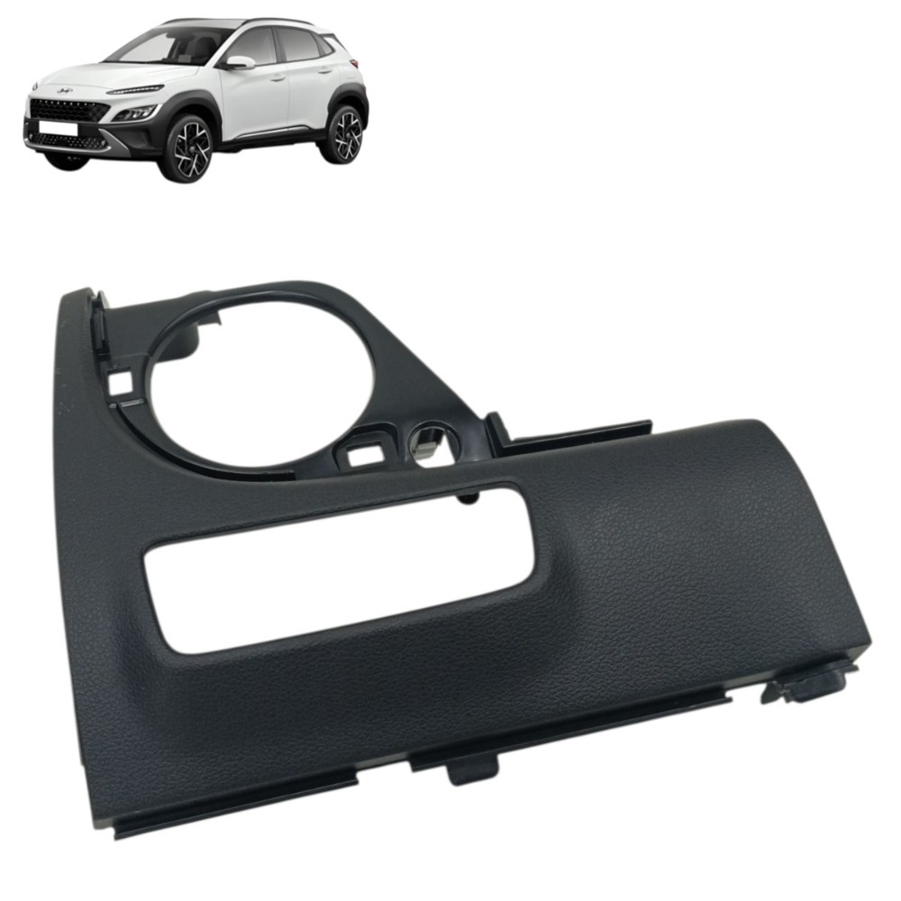 Moldura inferior esquerda painel Hyundai kona 2023 2024