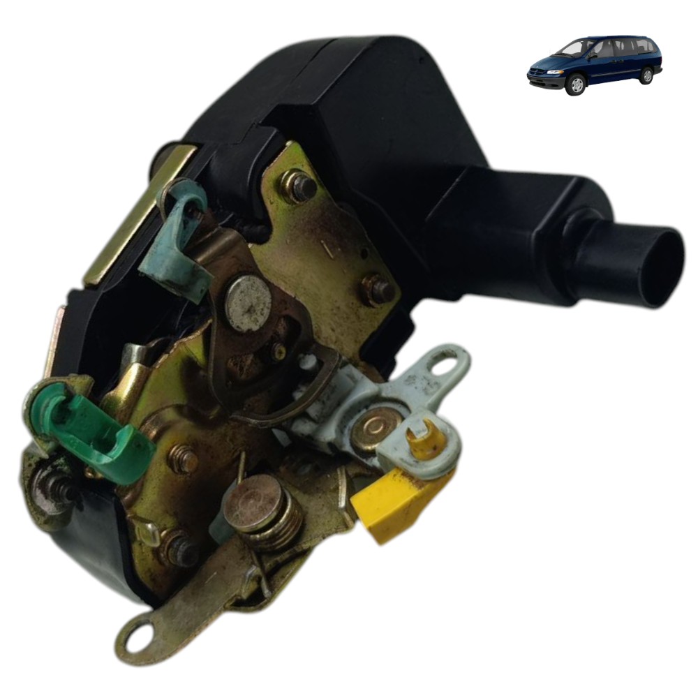 Fechadura Porta Dianteira Esquerda Chrysler Caravan 1999 00 1