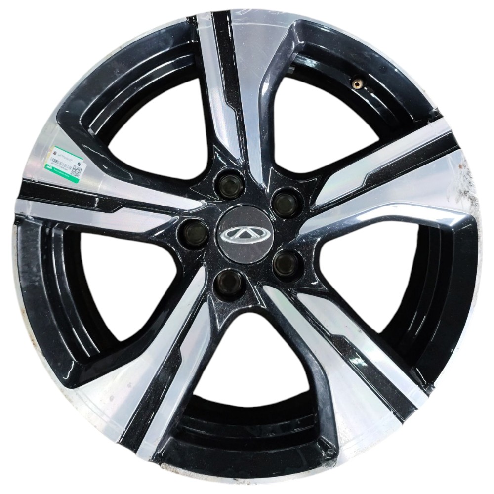 Jogo Roda Aro 17 5×108 Chery Tiggo 5x 2025 2024 Detalhes – Preto Diamantado 6