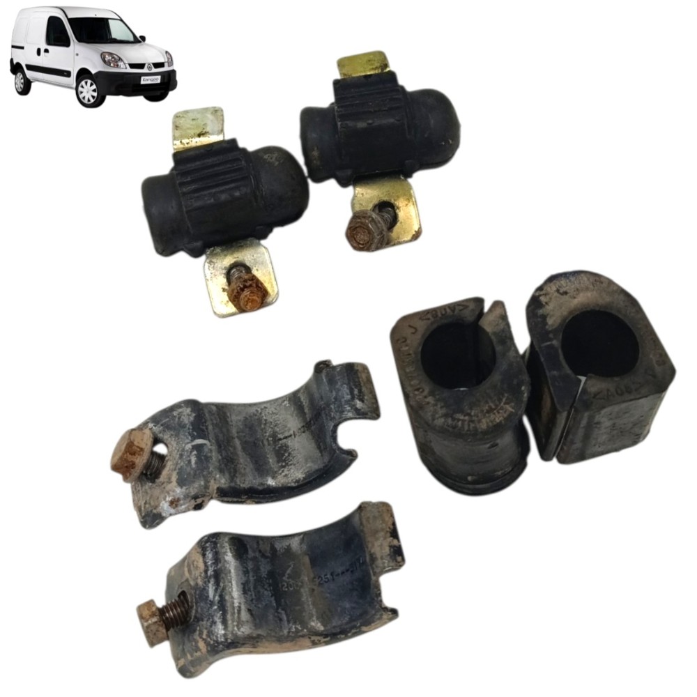 Jogo suporte bucha barra estabilizadora Renault Kangoo 2013