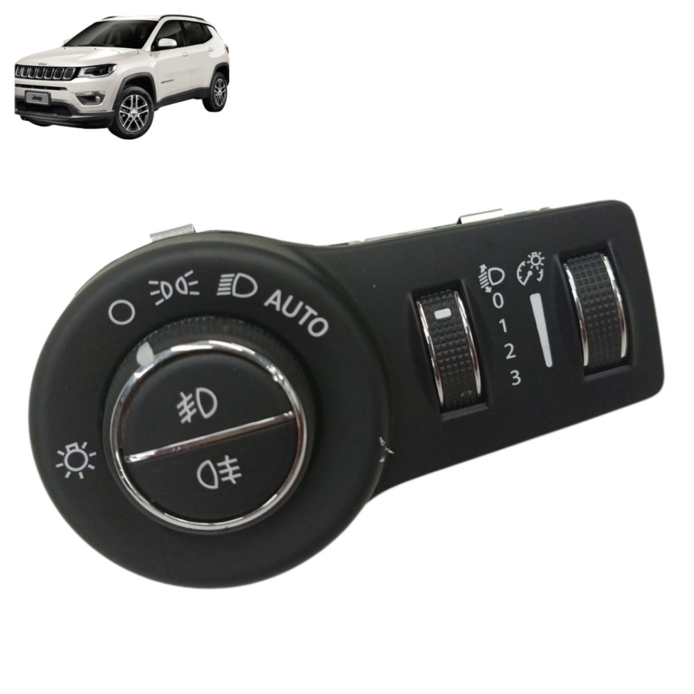 Botão Comando Luz Farol Jeep Compass 2017 2018 2019 2020 21