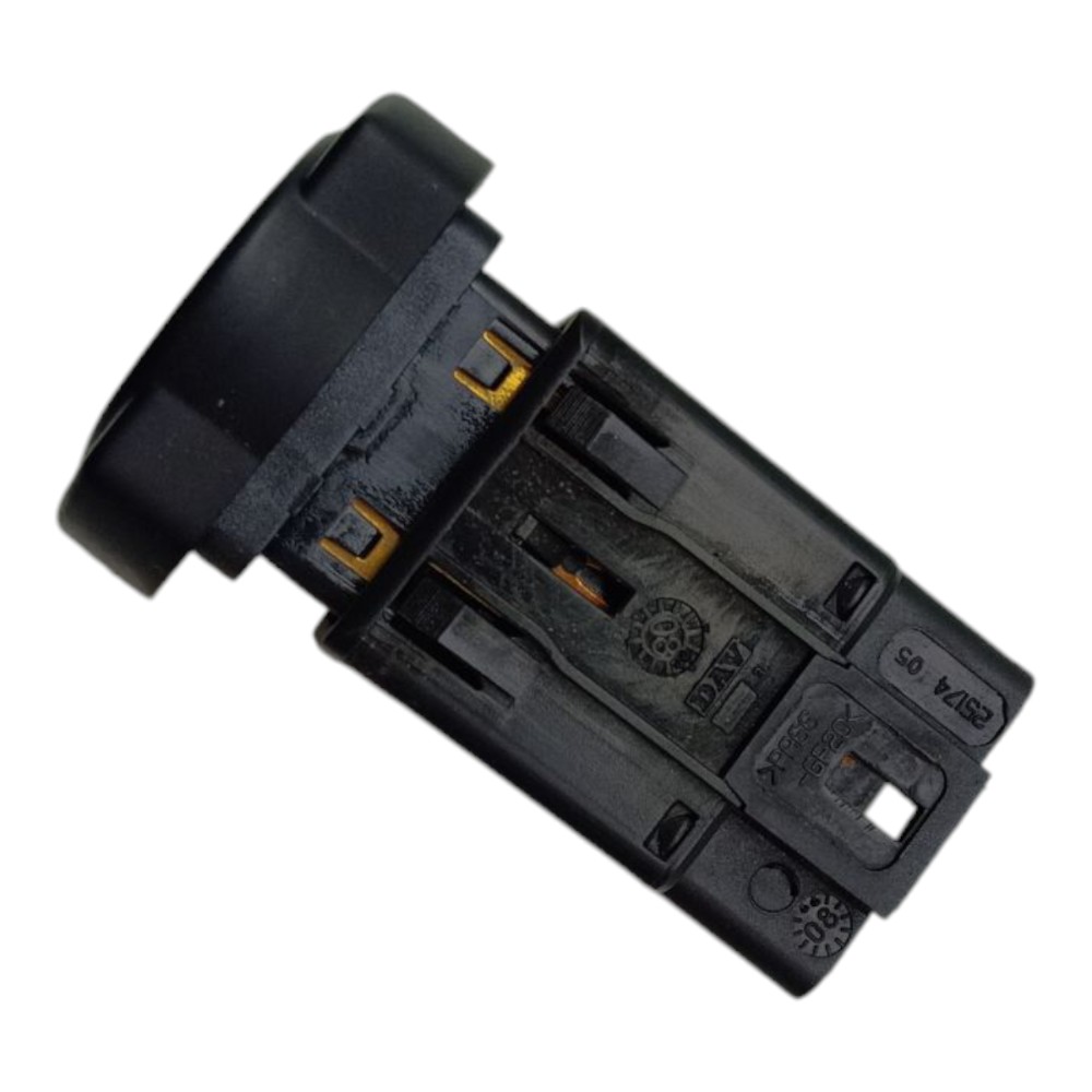 Botão Pisca Alerta Renault Logan 2007 2008 2009 2010 2011 12 Preto 2