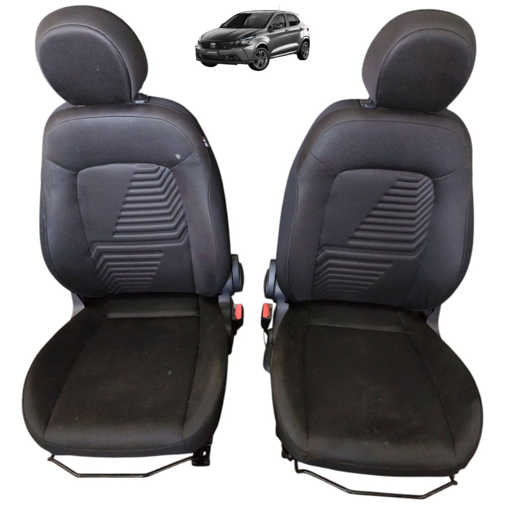 Par banco dianteiro tecido Fiat argo 2024 2023 2022 2021 20