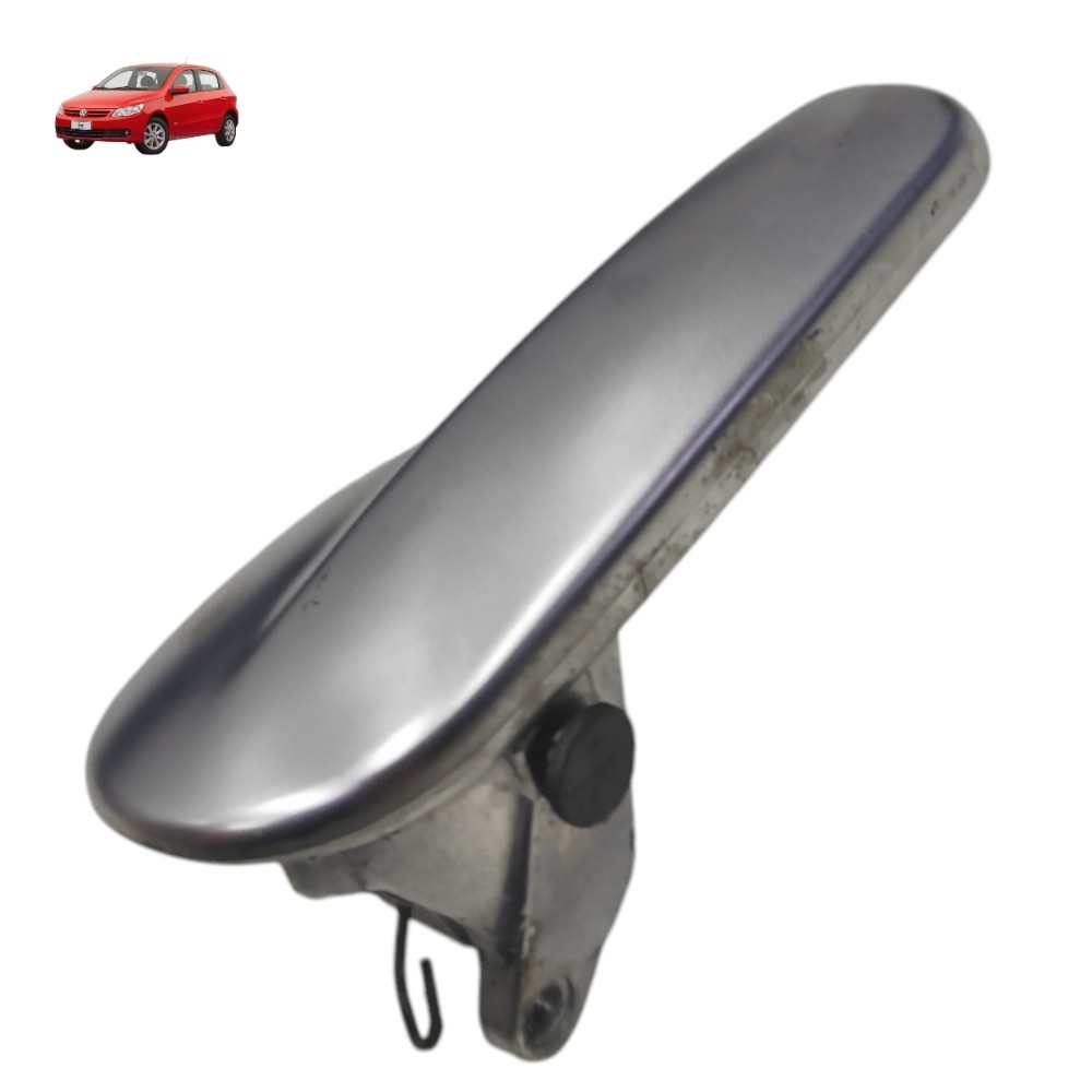 Maçaneta Interna Esquerda Vw Gol G5 2008 2009 2010 2011 2012 Prata Dianteira/traseira