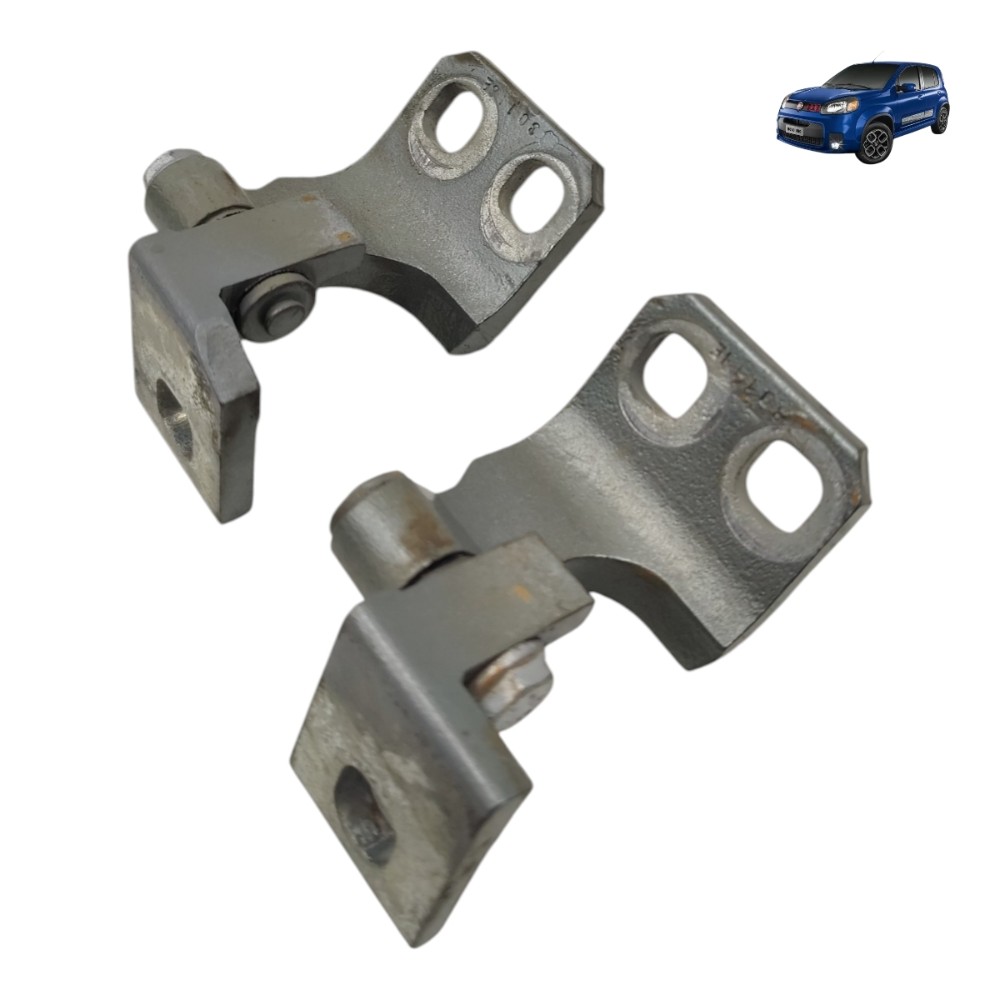 Par Dobradiça Porta Esquerda Fiat Uno Sporting 2011 2012 13 1