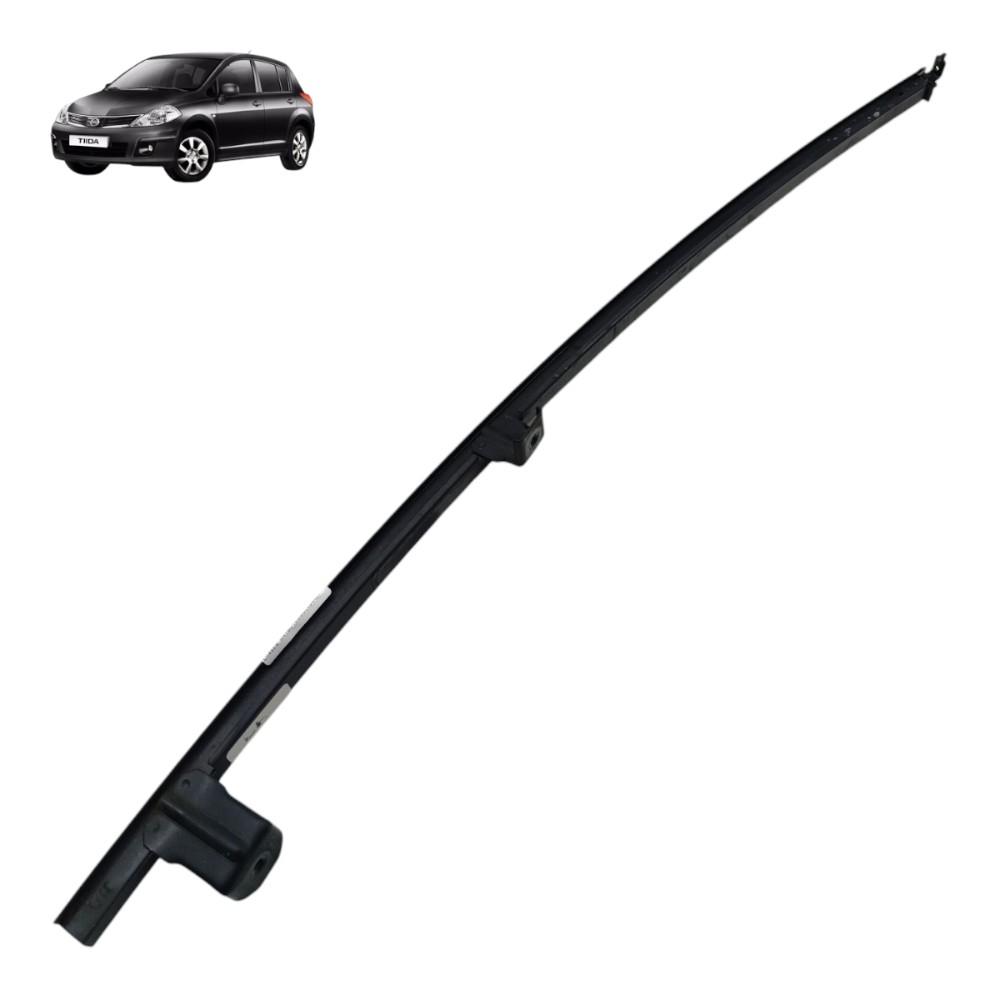 Guia Vidro Porta Traseira Esquerda Nissan Tiida 2010 2011 12 Preto 1