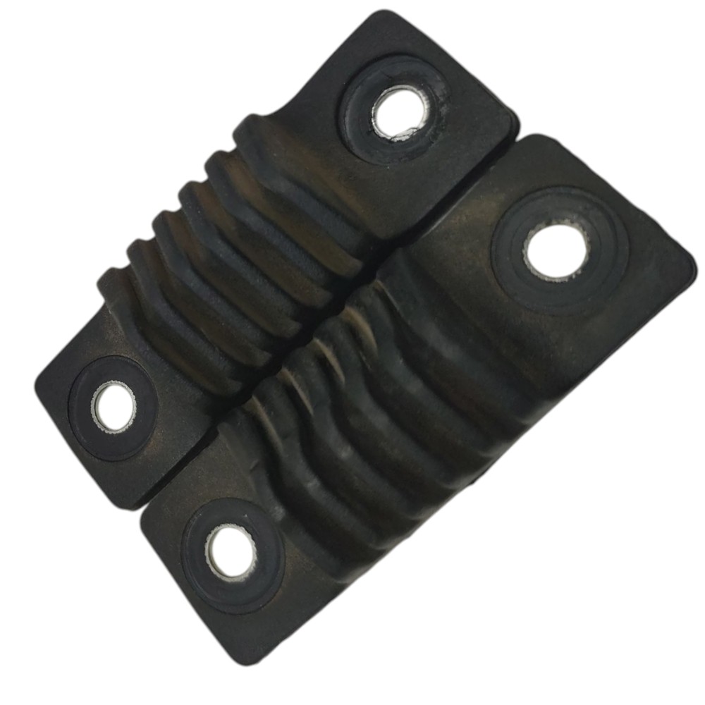 Par batente anti impacto tampa traseira Fiat Idea 2012 2013 3