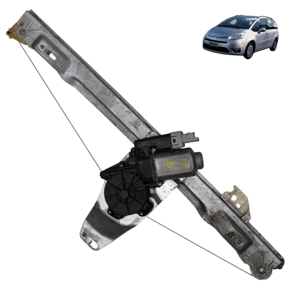 Motor máquina vidro traseiro direito Citroen Grand C4 2008 1