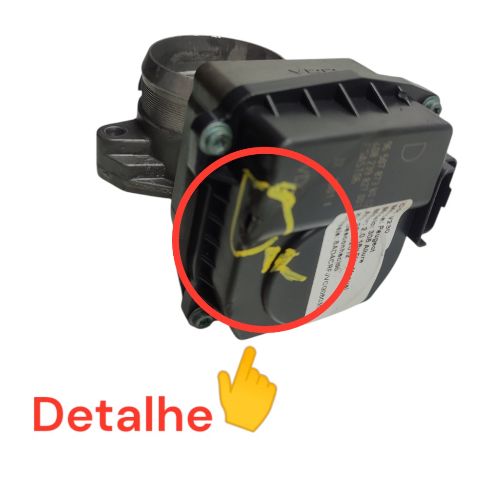 Corpo Borboleta Tbi Peugeot 2.0 16v Flex 2011 2012 Detalhe* 2