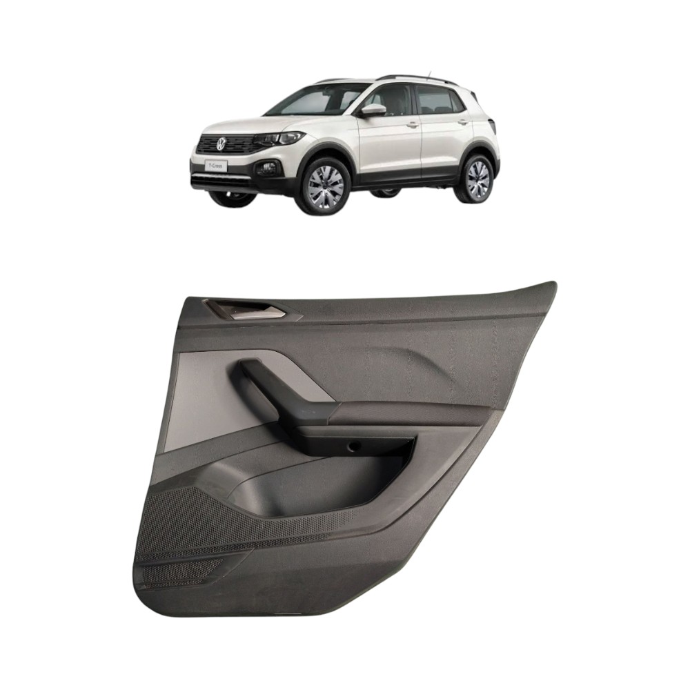 Forro Porta Traseira Direita Vw Tcross 2020 2021 2022 2023 1