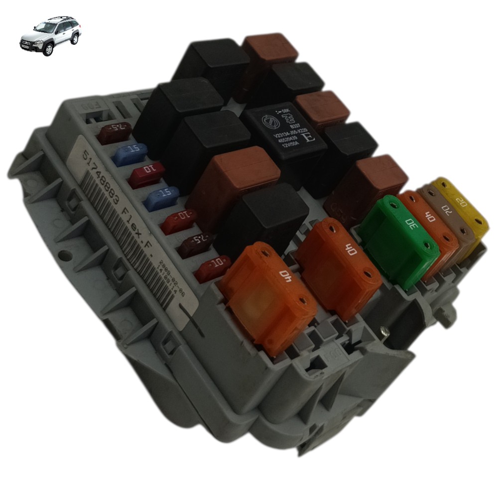 Caixa fusível Fiat palio strada siena 1.4 1.8 flex 51748883