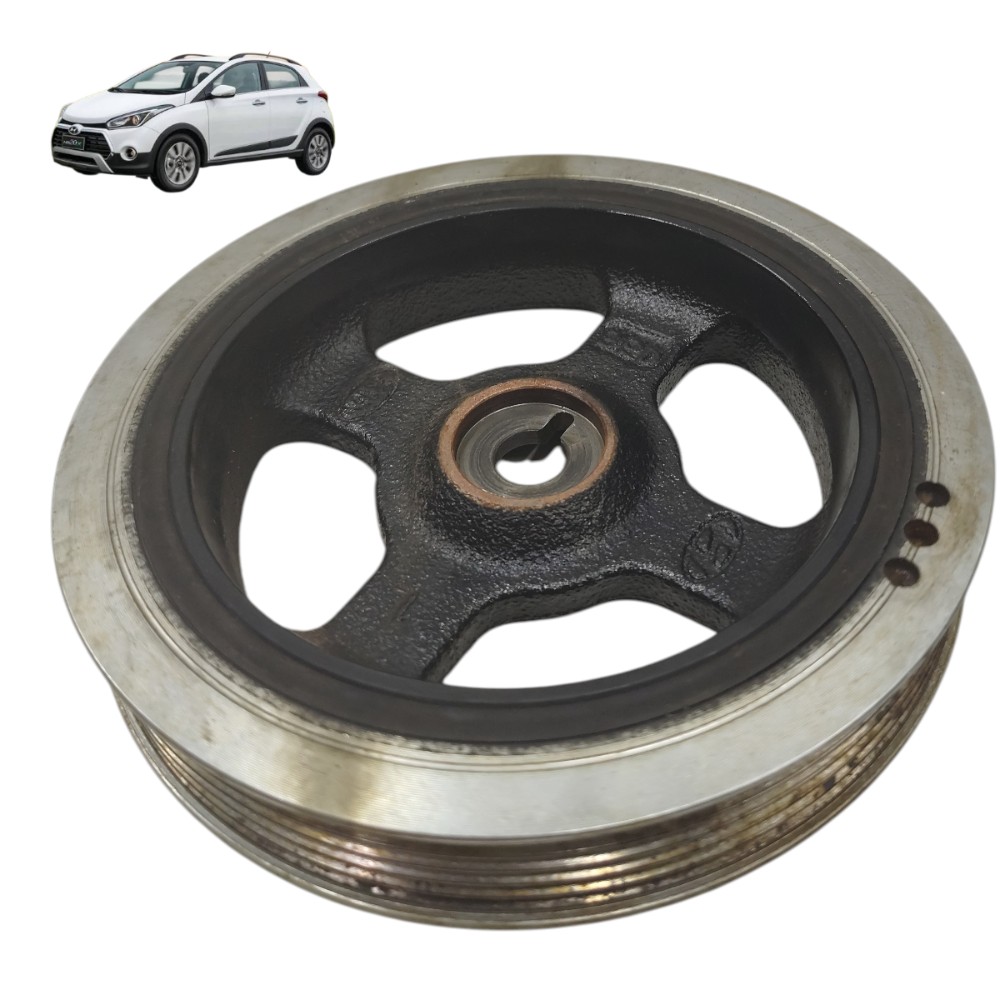 Polia virabrequim Hyundai HB20 1.6 16v 2020 2021 2022 2023 1