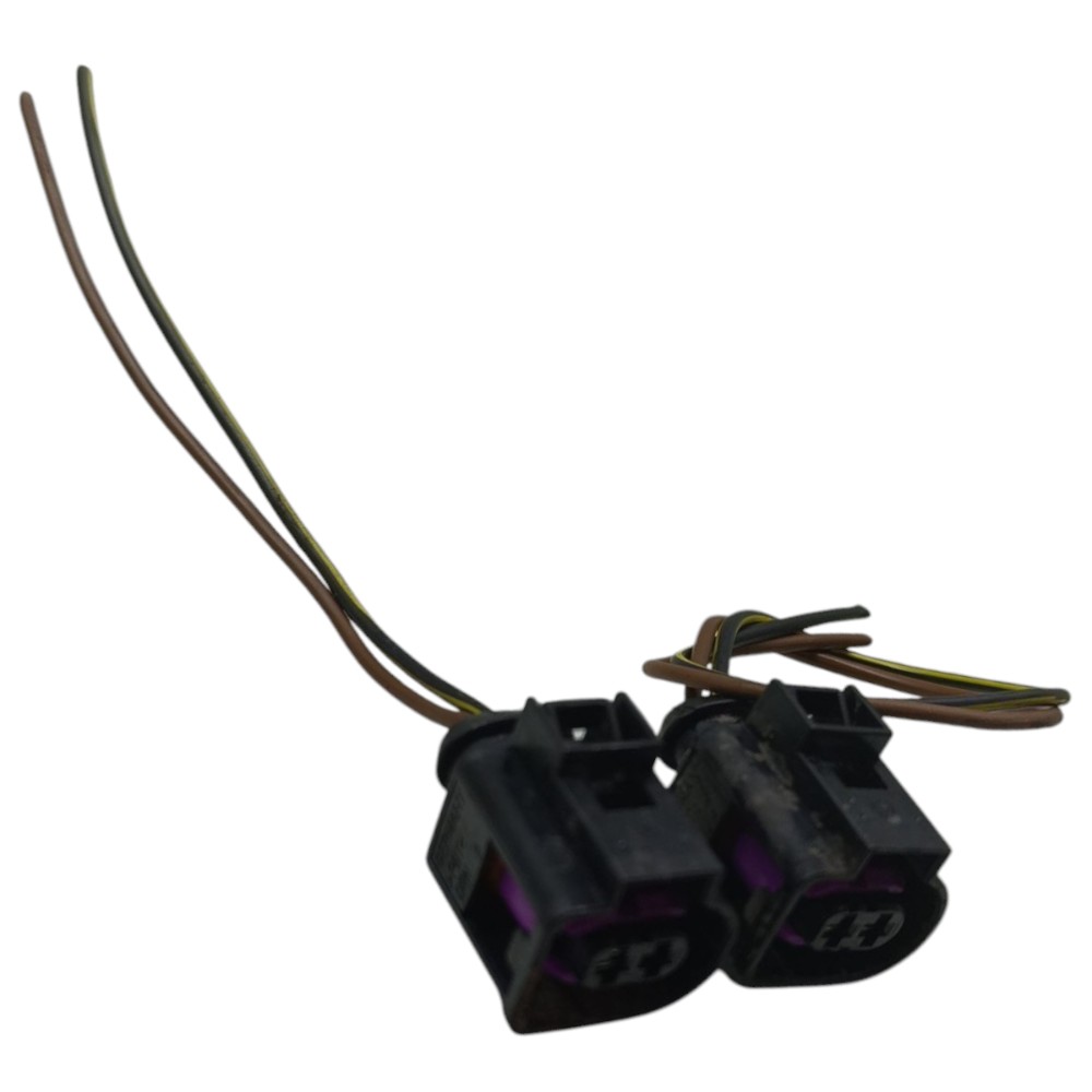 Par Plug Conector Buzina Dupla Vw Polo 1.6 2008 2009 2010 3
