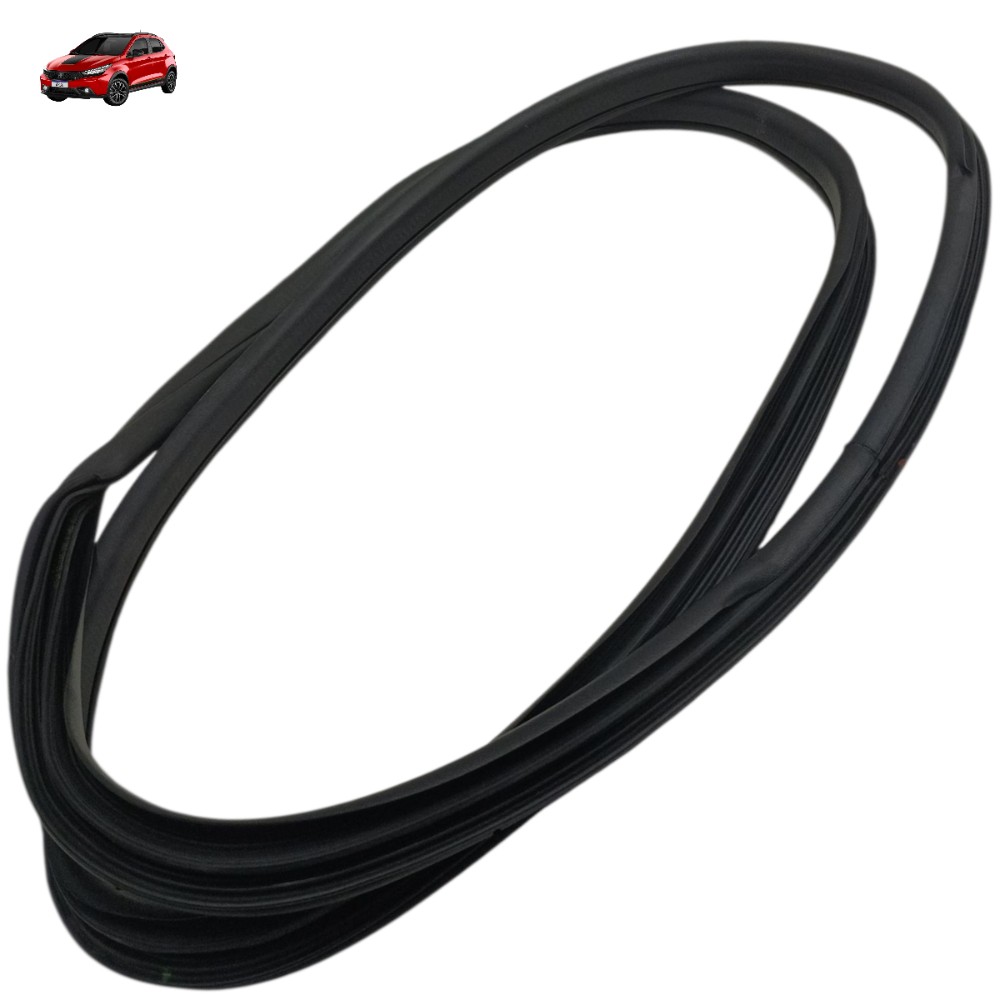 Borracha Vedação Porta Dianteira Esquerda Fiat Argo 2021 20 – Preto 1