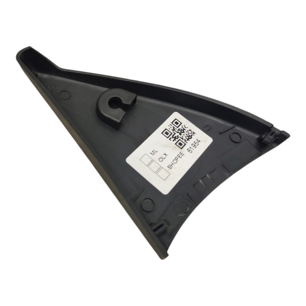 Moldura Interna Retrovisor Direito Renault Sandero 2016 2017 Preto 2