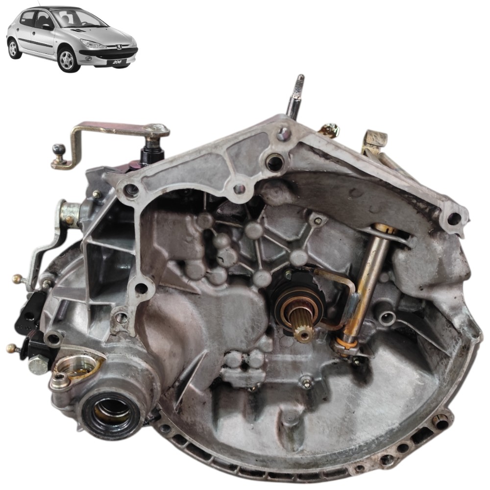 Caixa câmbio marcha Peugeot 206 1.4 8v 2001 2002 2003 2004 1