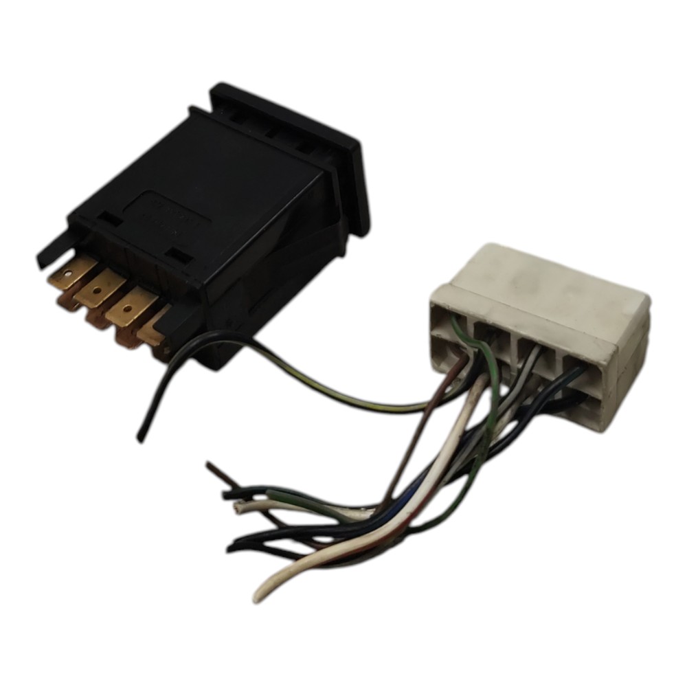 Botão pisca alerta com plug vw santana 2000 2001 2002 2003 3